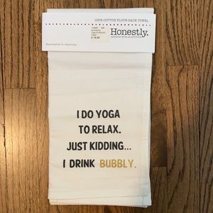 NWT Honestly Sack Flour Towel